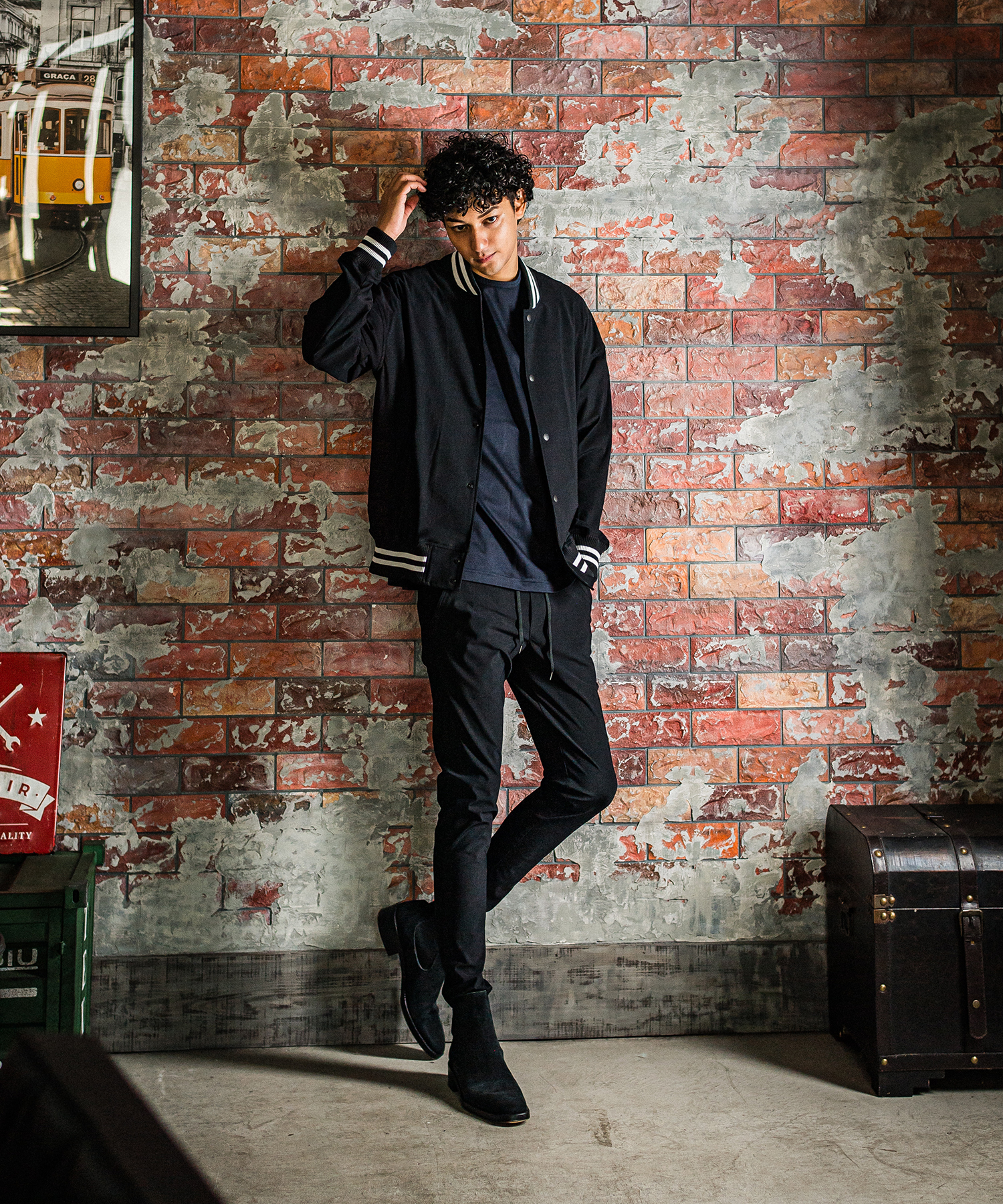 TECH OVER VARSITY JACKET