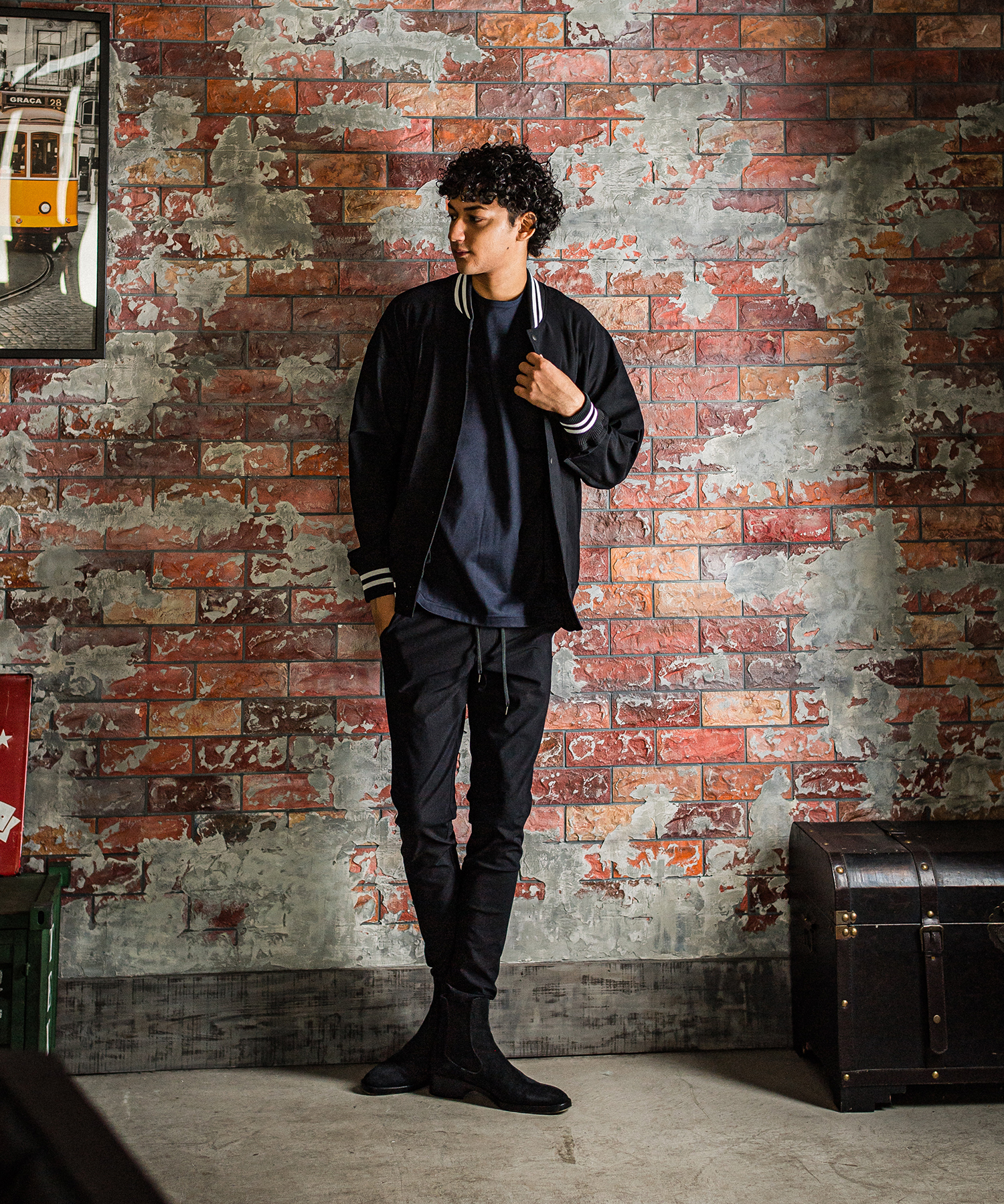 TECH OVER VARSITY JACKET