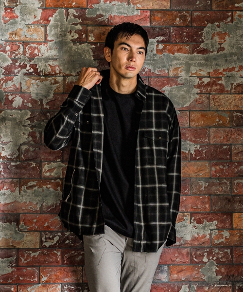 OVER gown CHECK shirts