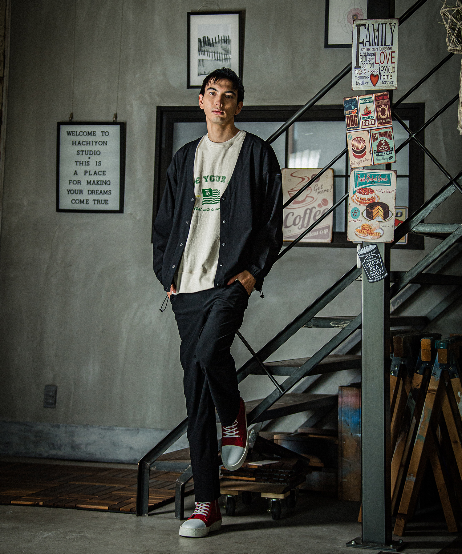 CHRIS EASY WIDE PANTS