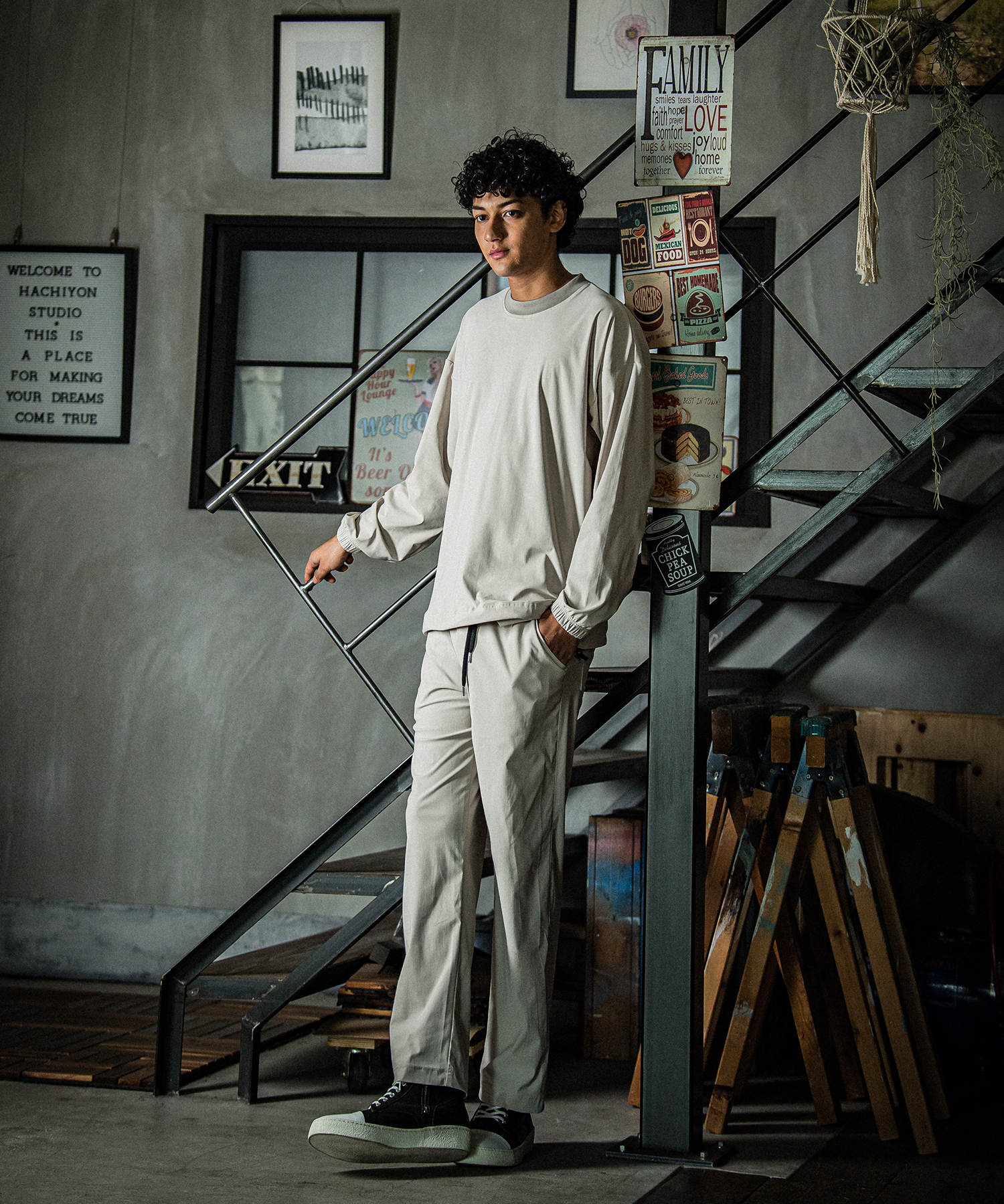 CHRIS EASY WIDE PANTS