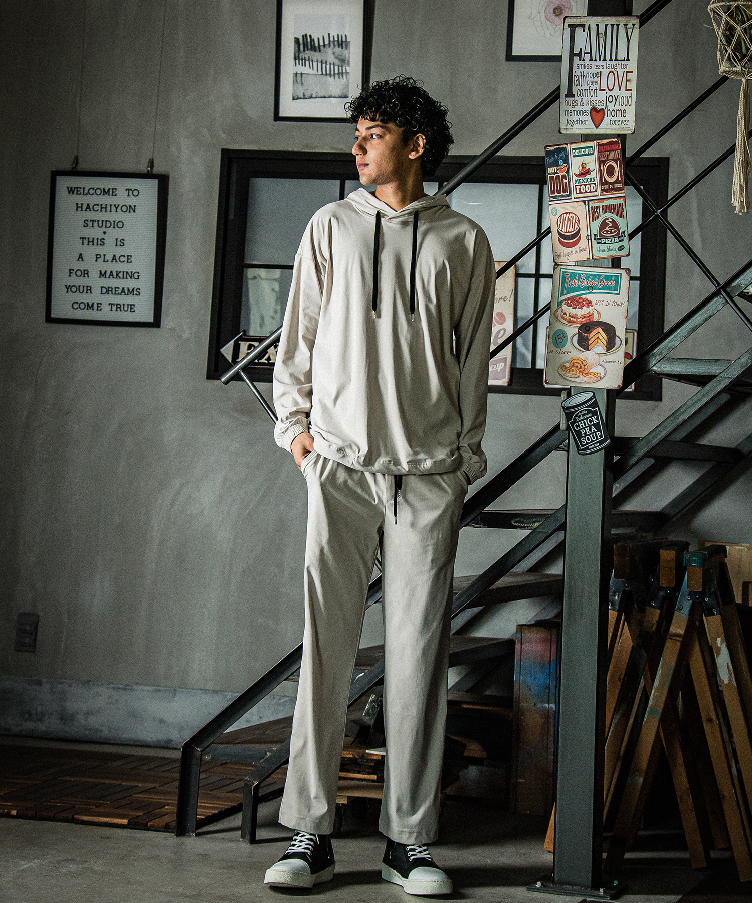 CHRIS EASY WIDE PANTS