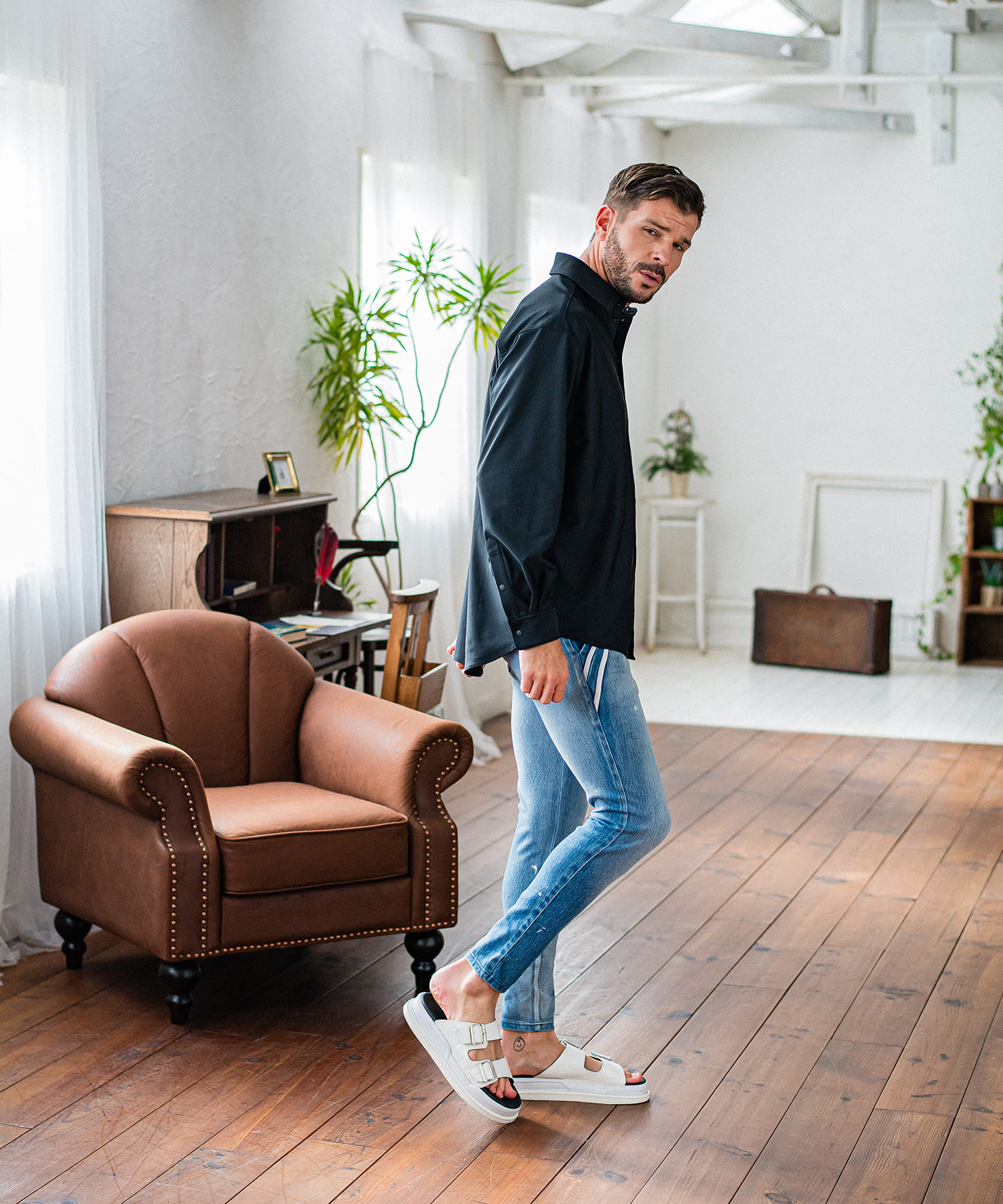 EX denim jersey  EDGE   PT