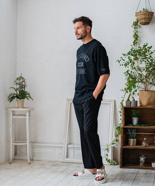 CHRIS EASY WIDE TUCK PANTS