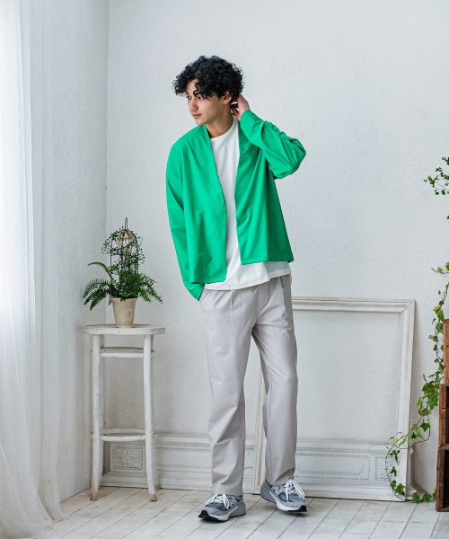 CHRIS EASY WIDE TUCK PANTS