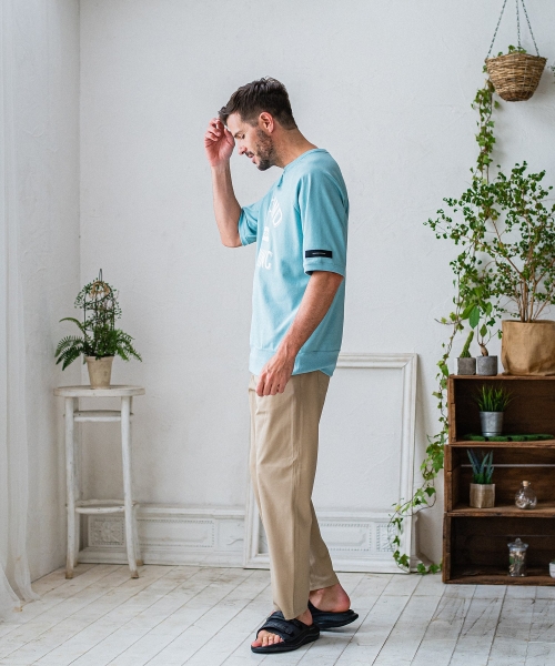 CHRIS EASY WIDE TUCK PANTS