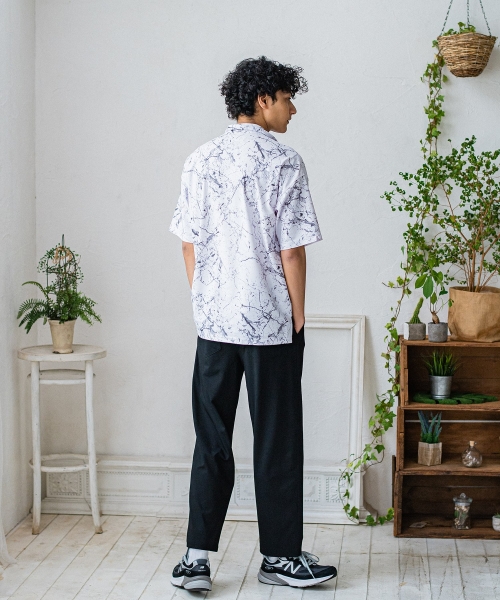 CHRIS EASY WIDE TUCK PANTS