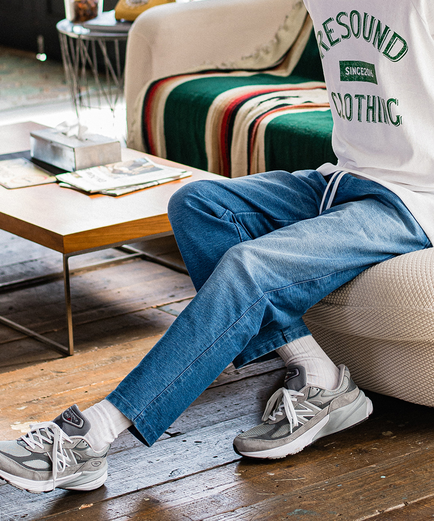 EX denim jersey  WIDE PT