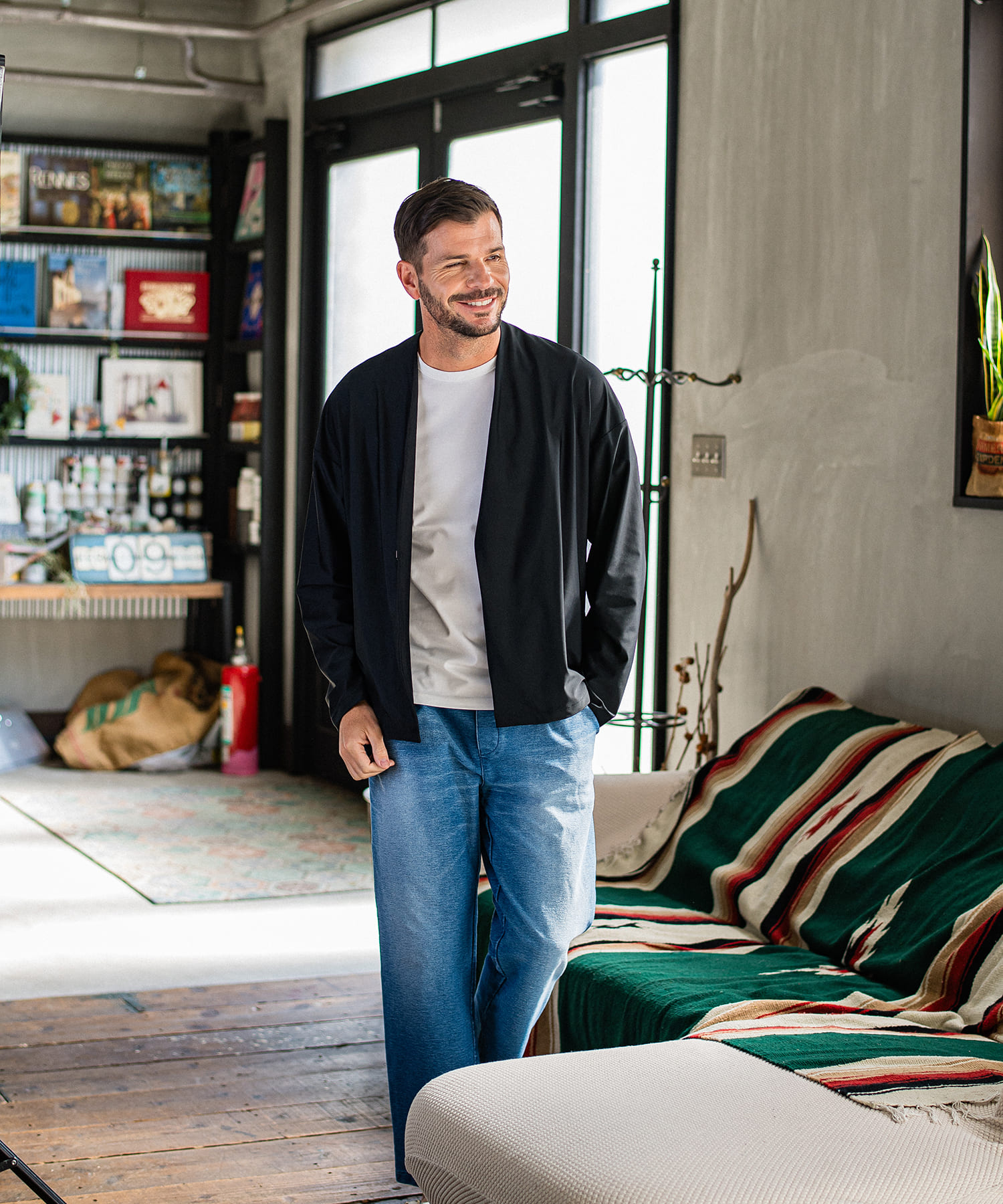 EX denim jersey  WIDE PT