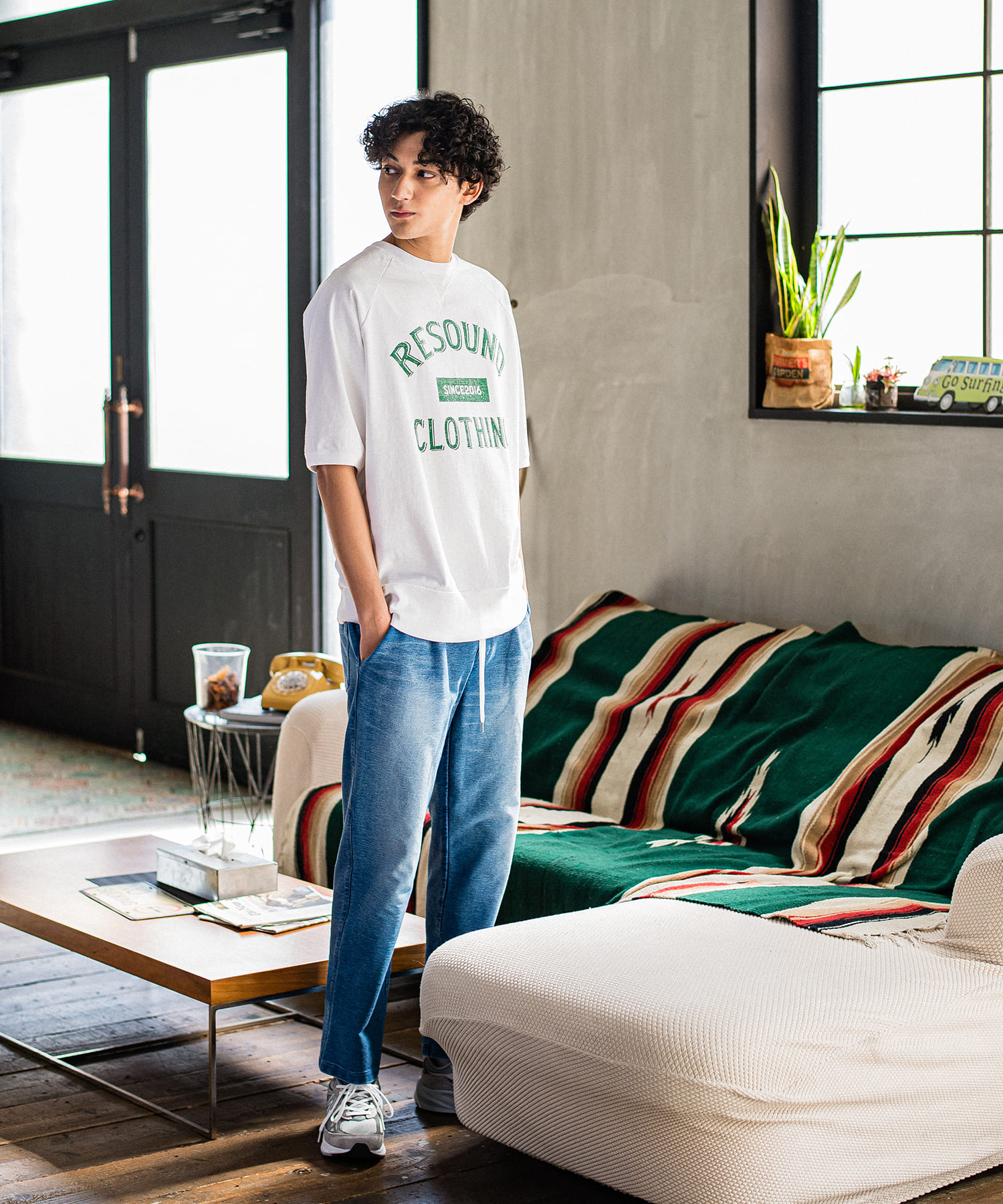 EX denim jersey  WIDE PT