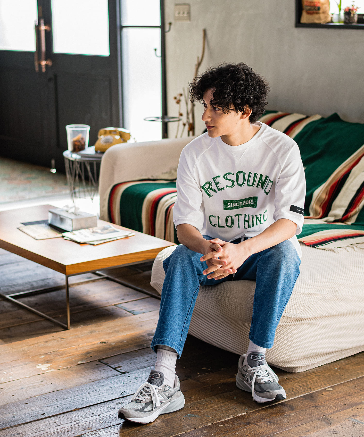 EX denim jersey  WIDE PT