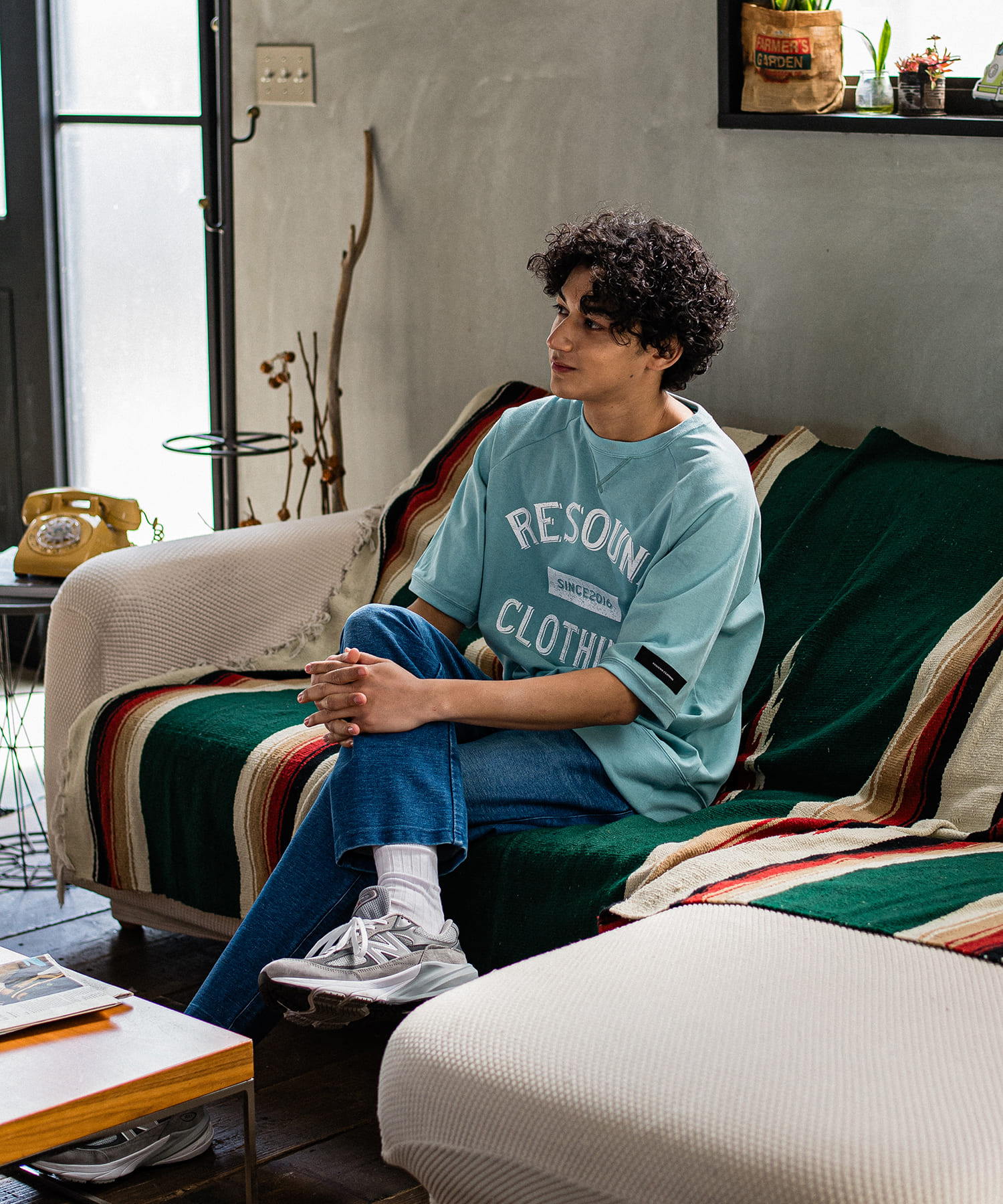 EX denim jersey  WIDE PT