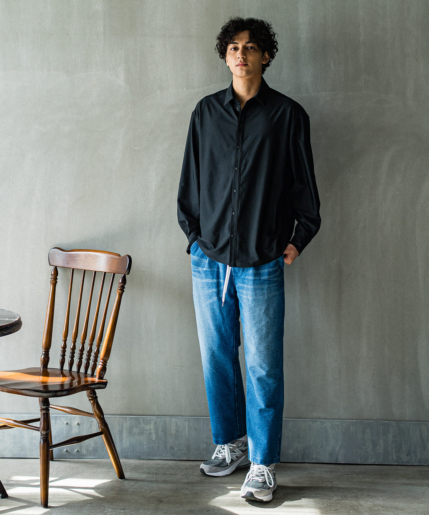 EX denim jersey  WIDE PT