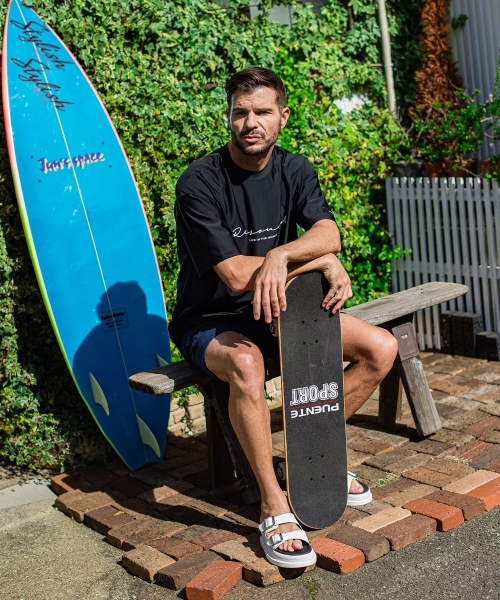 handwriting RUSH OVER T