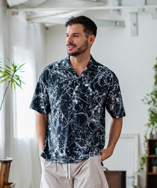 試着のみ Resound clothing RUSH OVER POLO RESOUNDCLOTHING OFFICIAL STORE（リサウンドクロージング