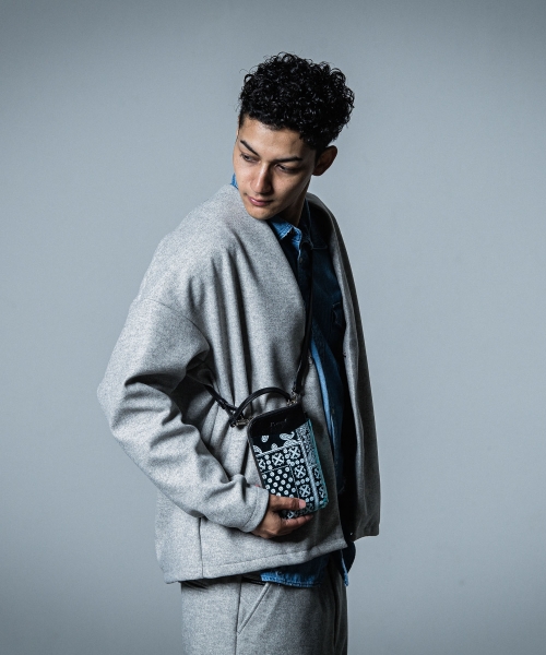 vermilion×RESOUND PVC Mobile pouch