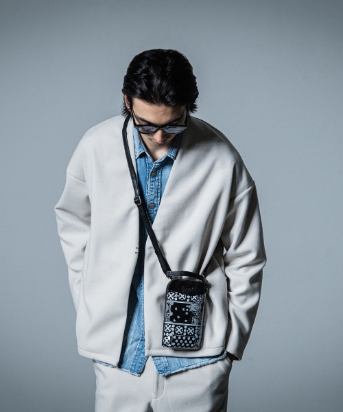 vermilion×RESOUND PVC Mobile pouch