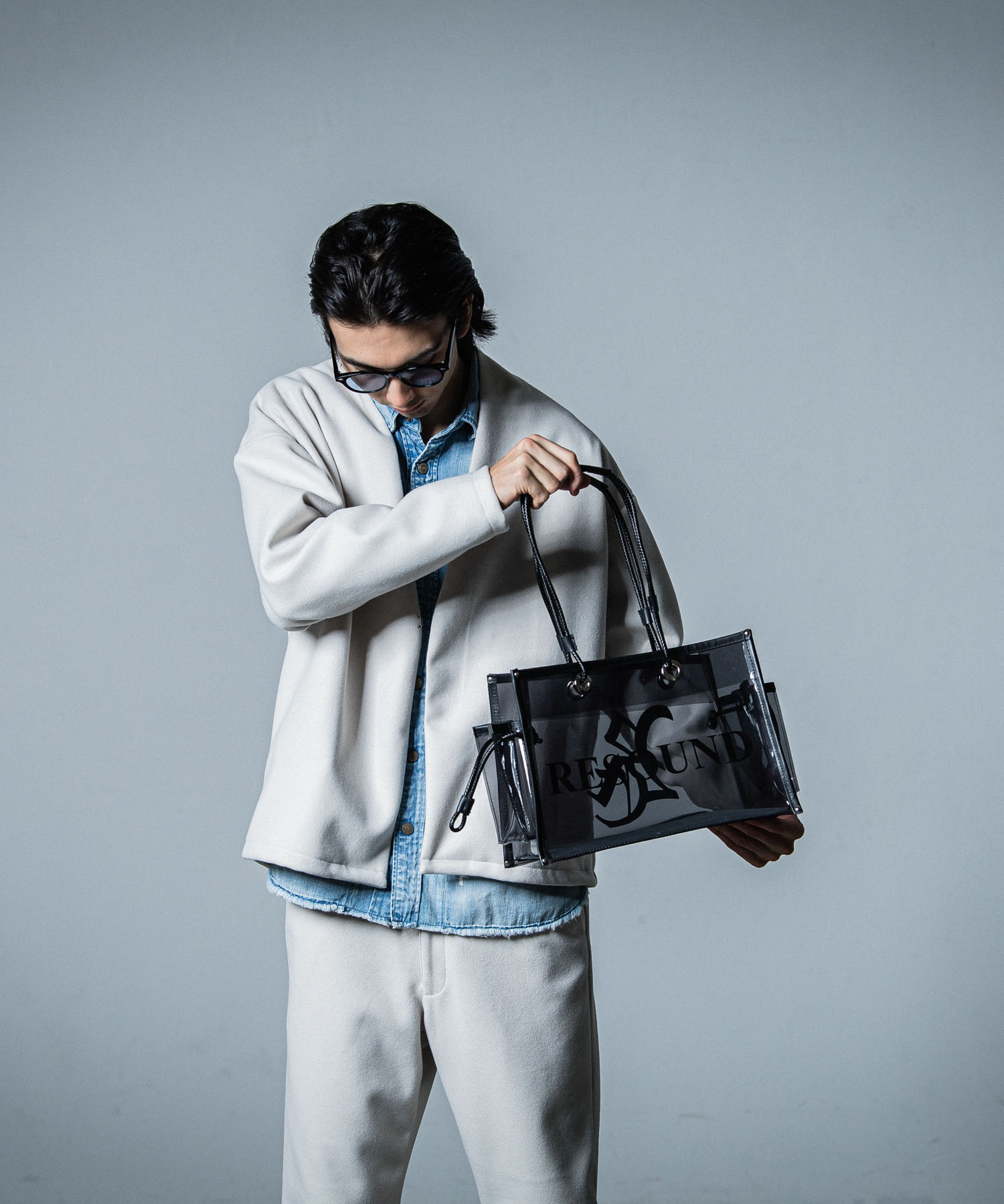 vermilion×RESOUND PVC TOTE BAG