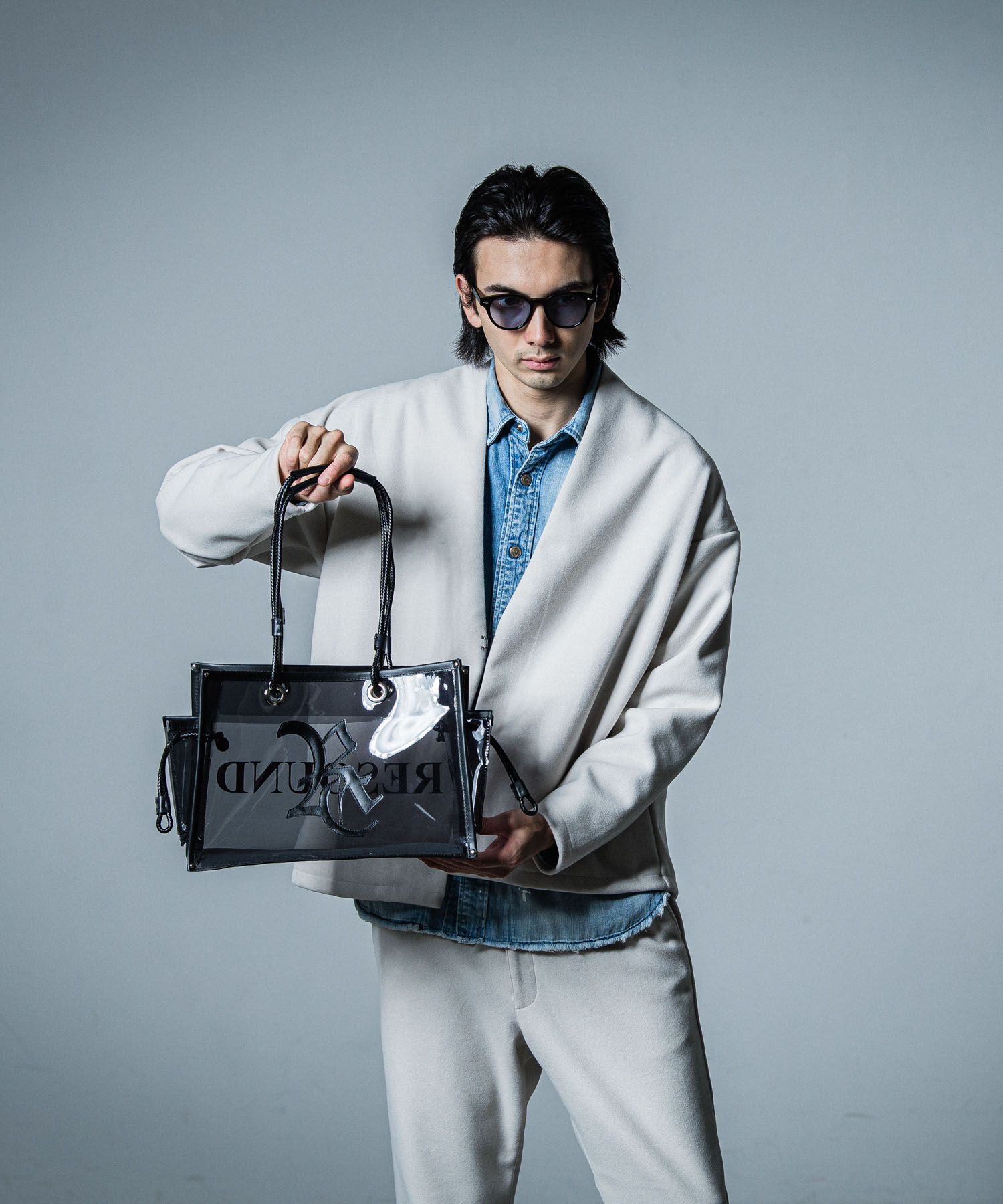 vermilion×RESOUND PVC TOTE BAG