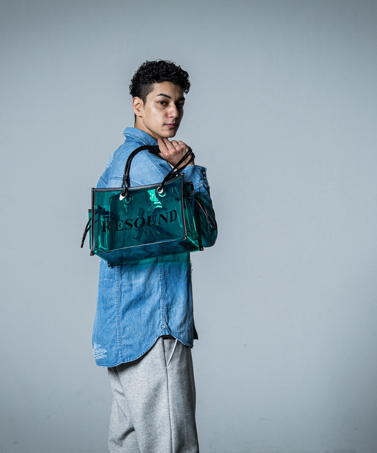 vermilion×RESOUND PVC TOTE BAG