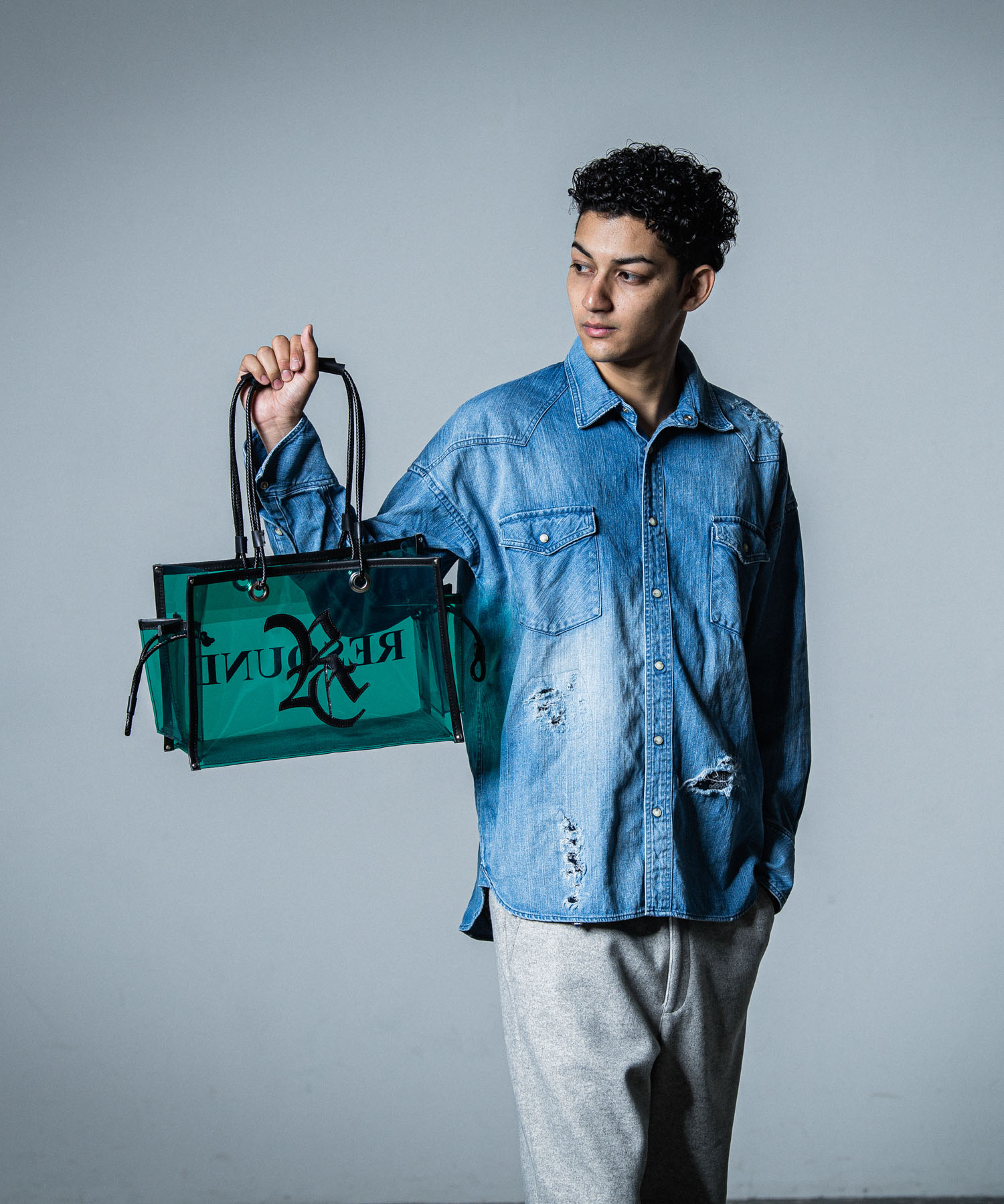 vermilion×RESOUND PVC TOTE BAG