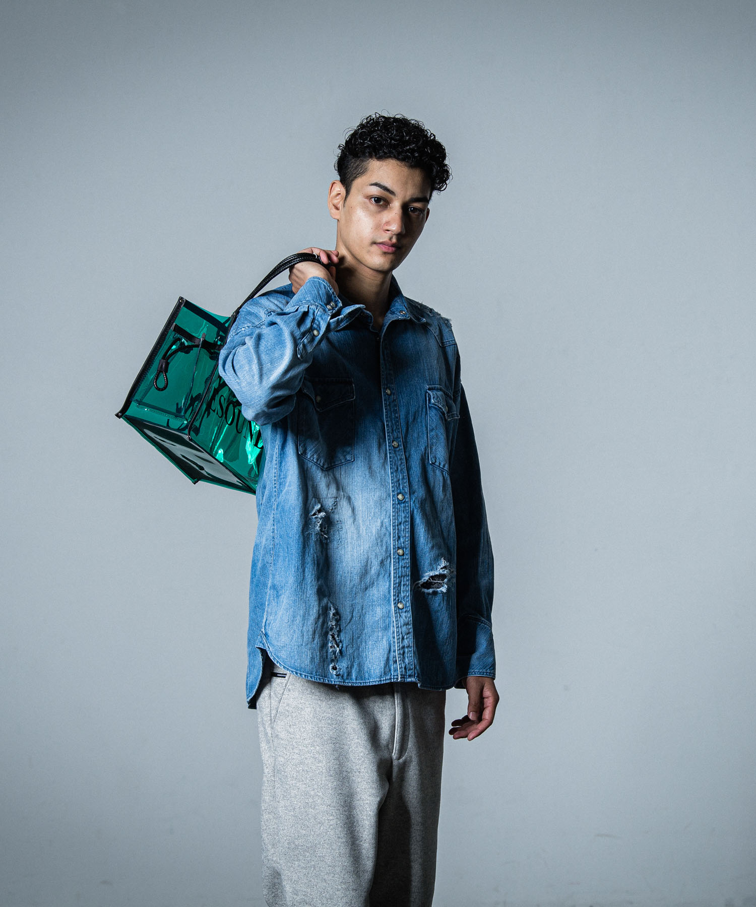 vermilion×RESOUND PVC TOTE BAG