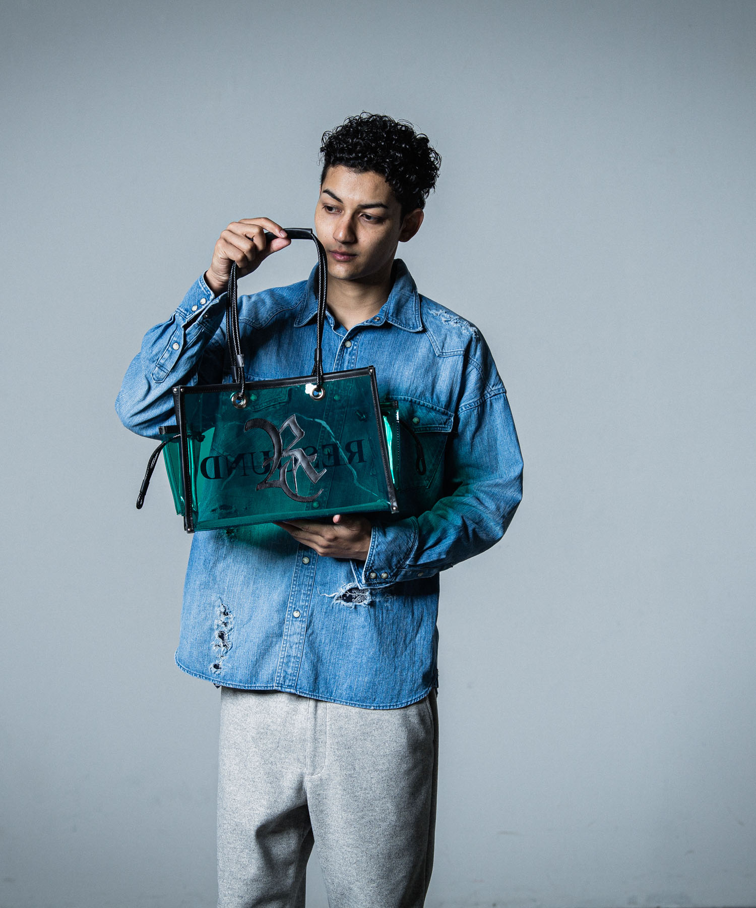 vermilion×RESOUND PVC TOTE BAG