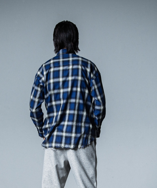 OVER gown CHECK shirts