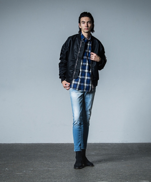 OVER gown CHECK shirts