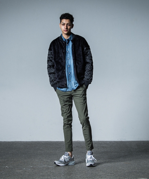 James over dungaree shirt