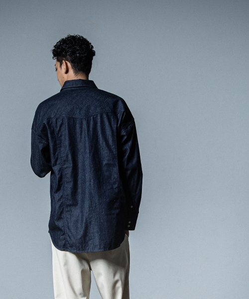 James over dungaree shirt