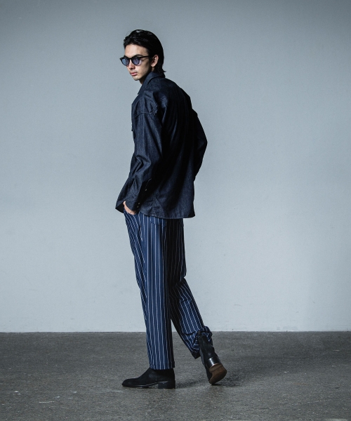 James over dungaree shirt