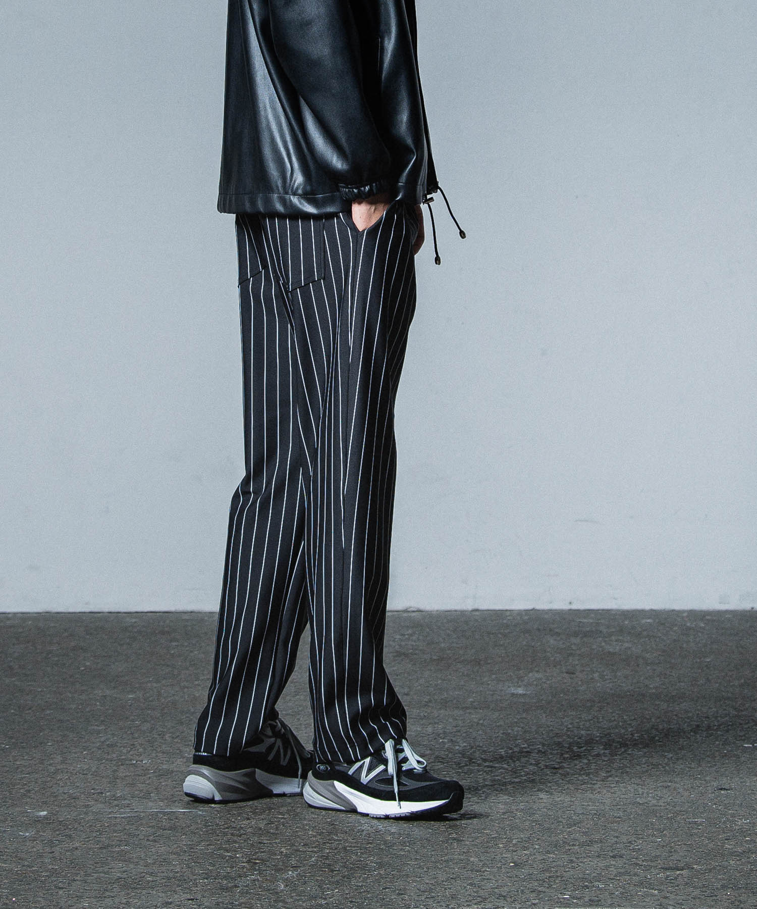 CHRIS EASY WIDE TUCK PANTS