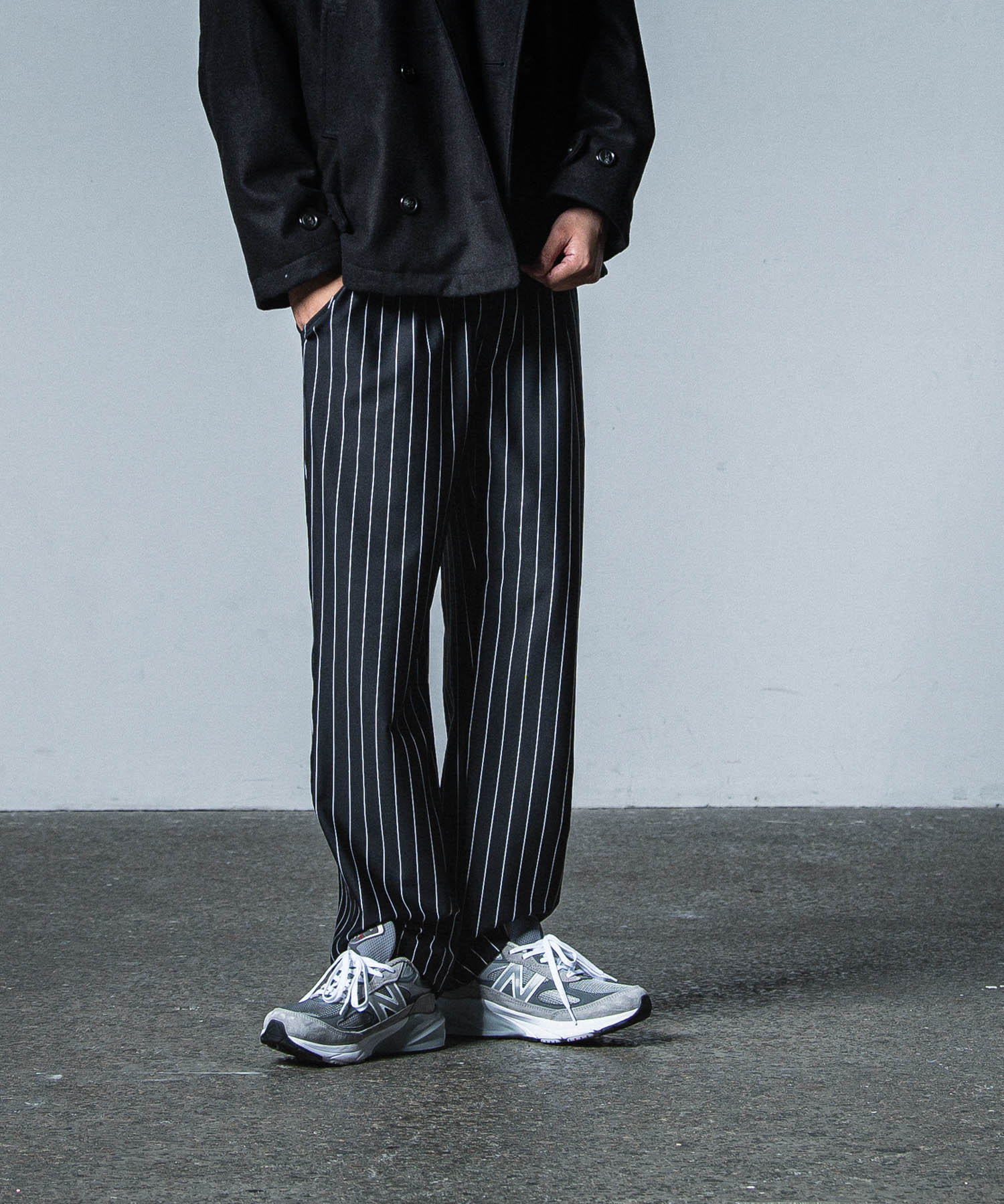 CHRIS EASY WIDE TUCK PANTS