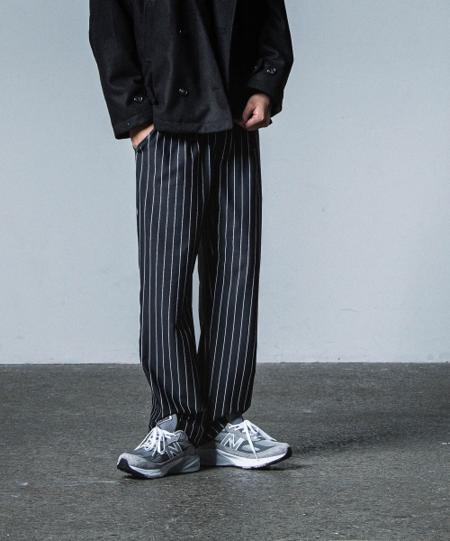 CHRIS EASY WIDE TUCK PANTS