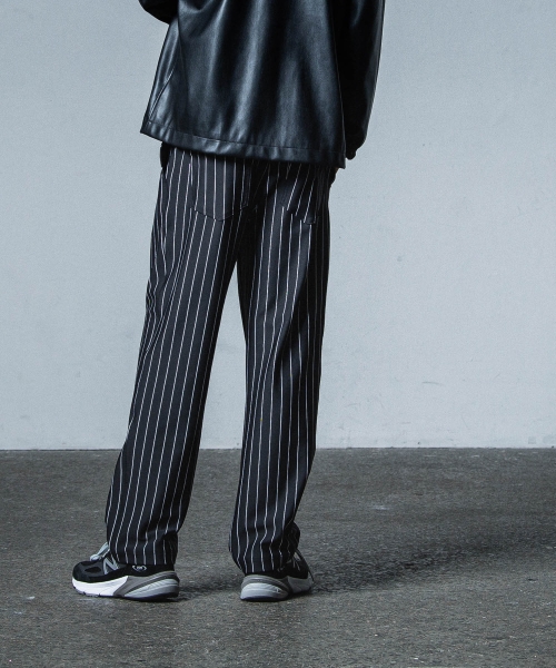 CHRIS EASY WIDE TUCK PANTS