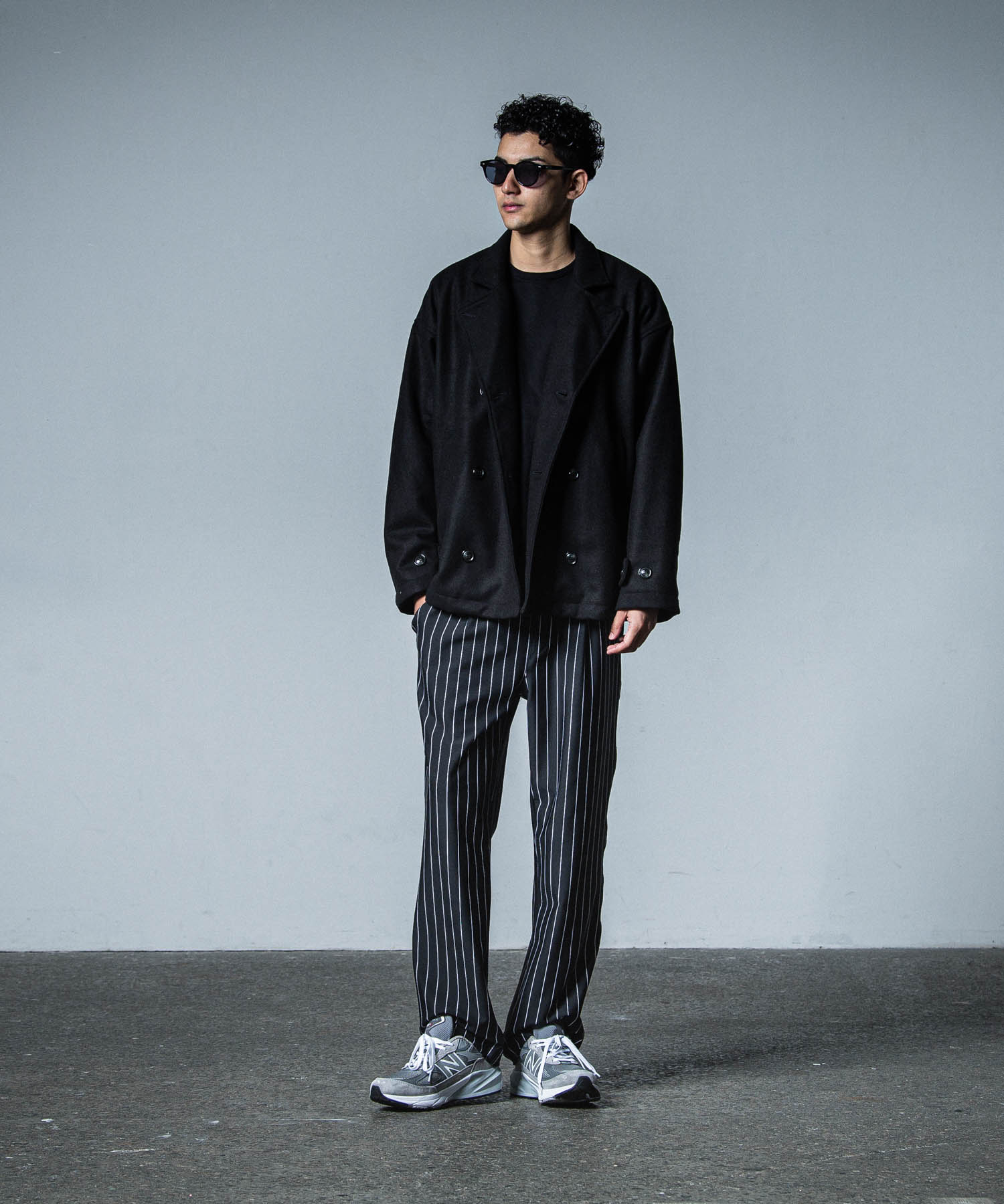 CHRIS EASY WIDE TUCK PANTS