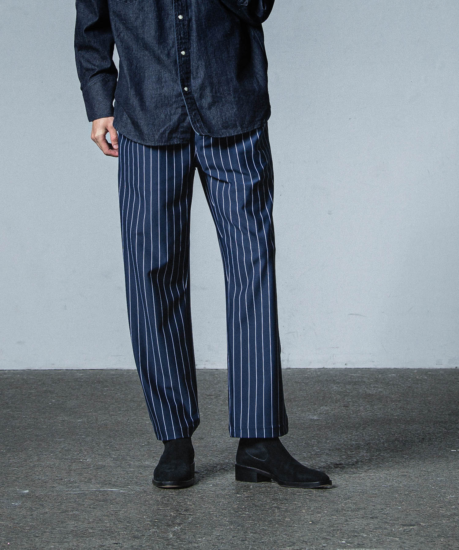 CHRIS EASY WIDE TUCK PANTS