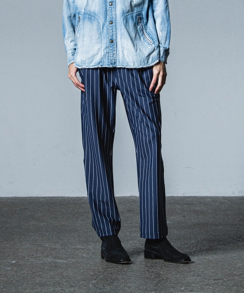 CHRIS EASY WIDE TUCK PANTS