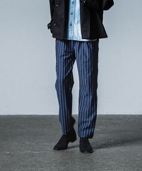 CHRIS EASY WIDE TUCK PANTS