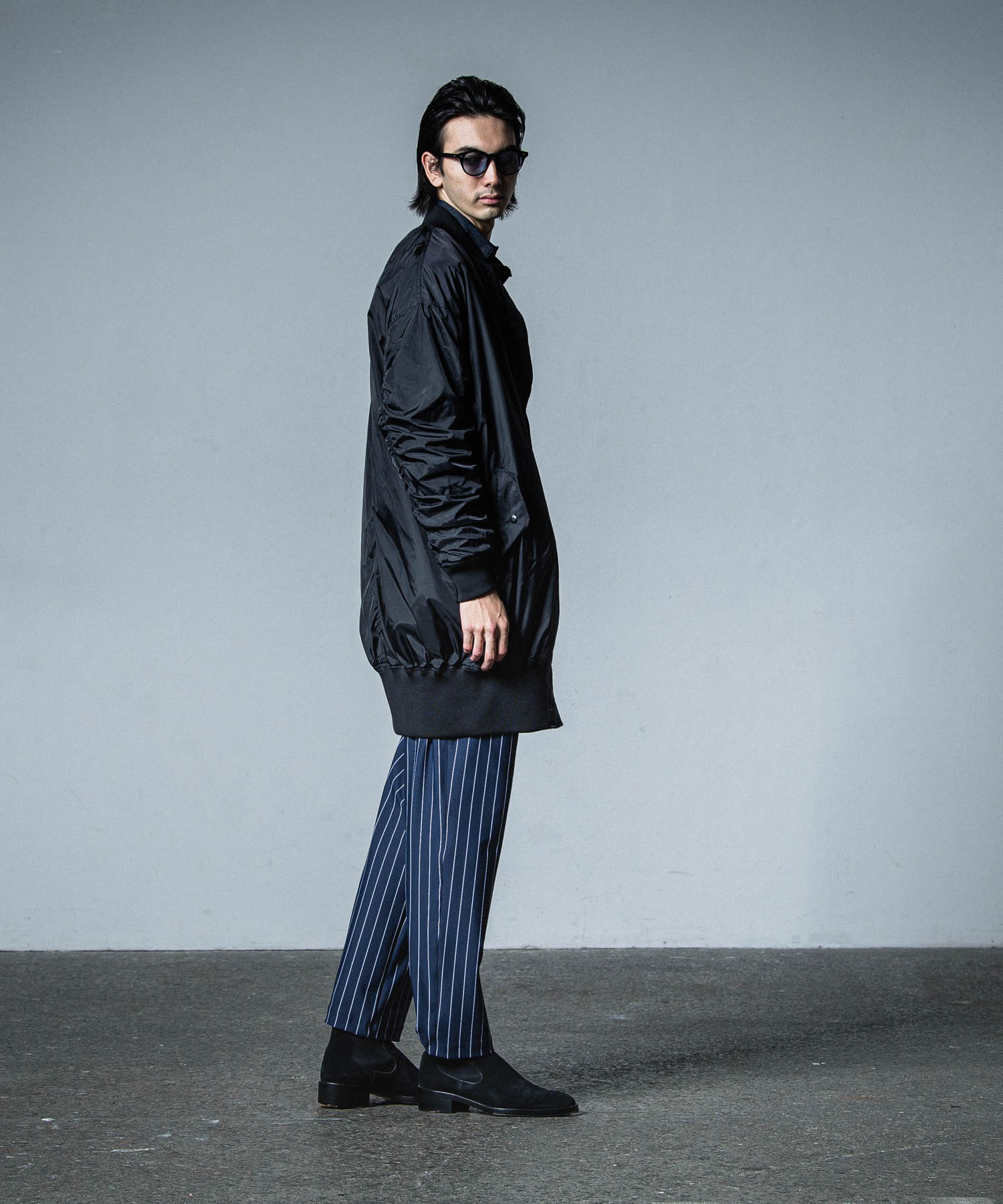 CHRIS EASY WIDE TUCK PANTS