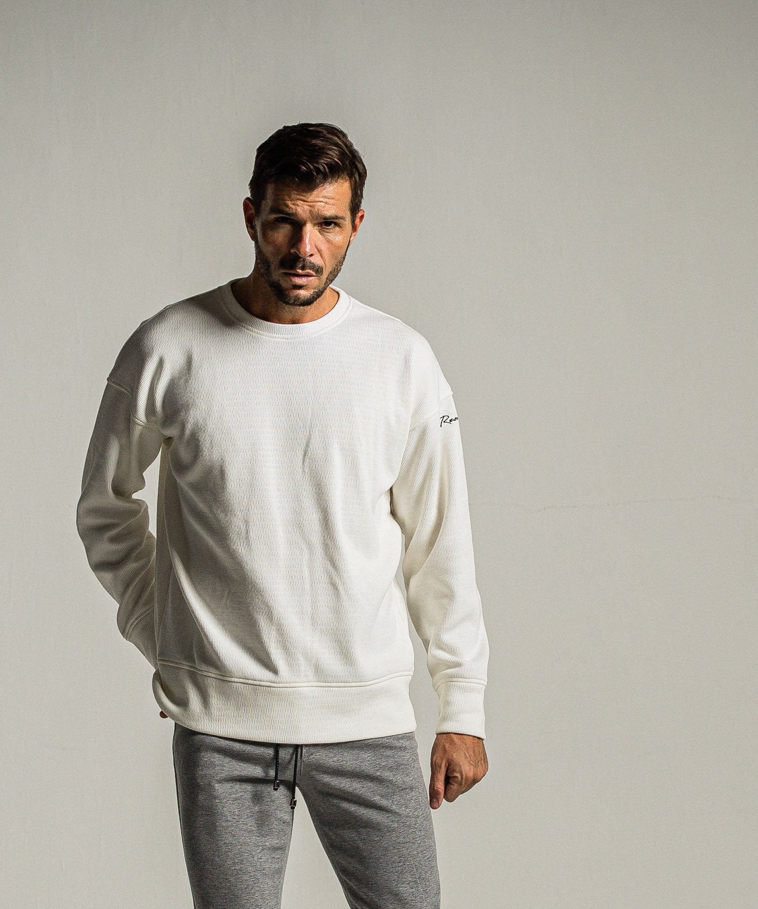 velours fleece thermal loose trainer