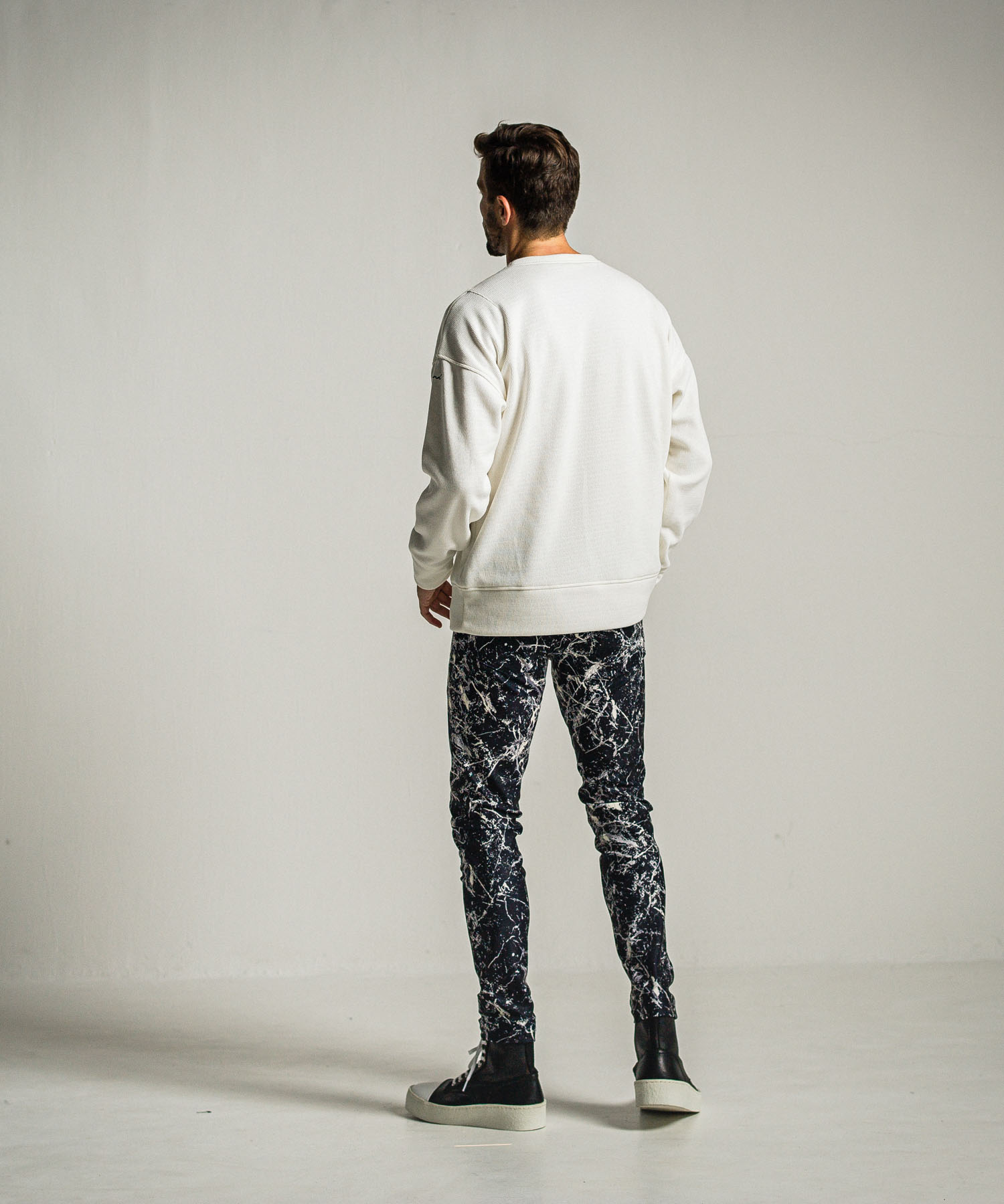 velours fleece thermal loose trainer