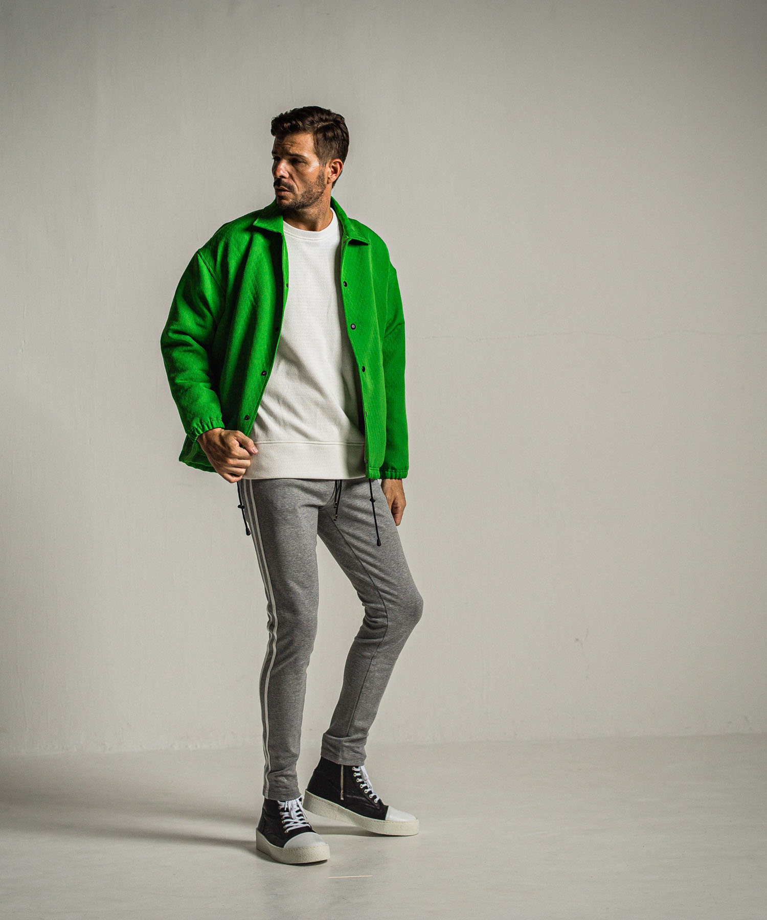 velours fleece thermal loose trainer