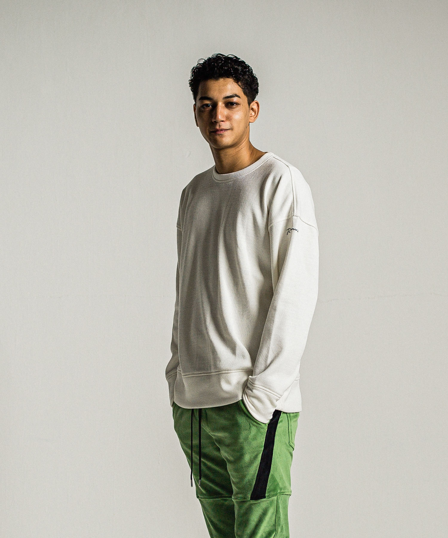 velours fleece thermal loose trainer