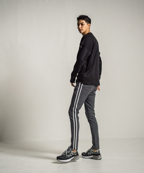 velours fleece thermal loose trainer