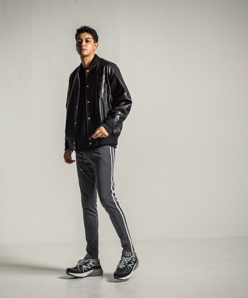 velours fleece thermal loose trainer