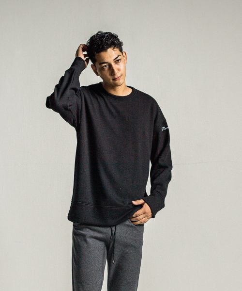 velours fleece thermal loose trainer