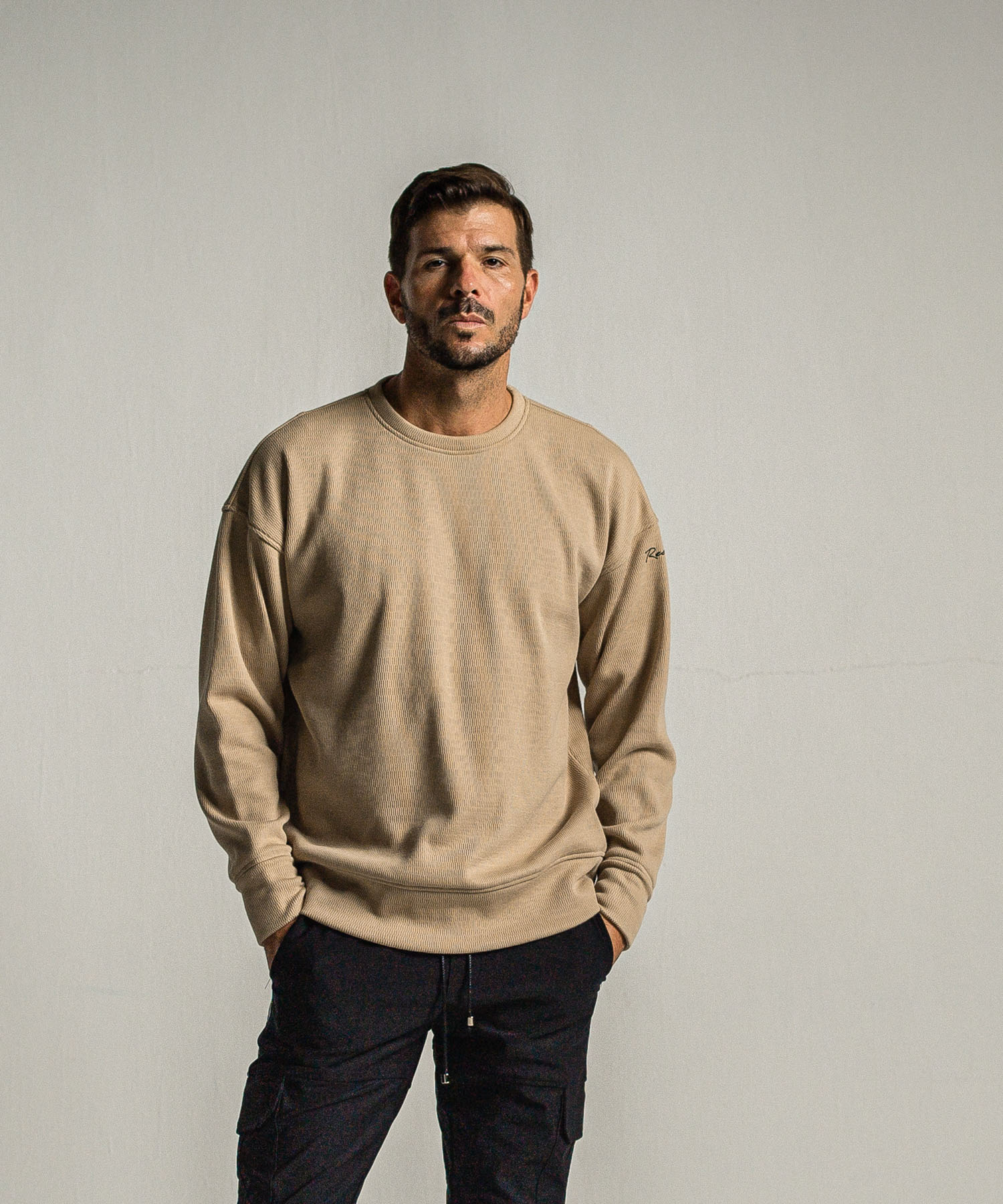 velours fleece thermal loose trainer