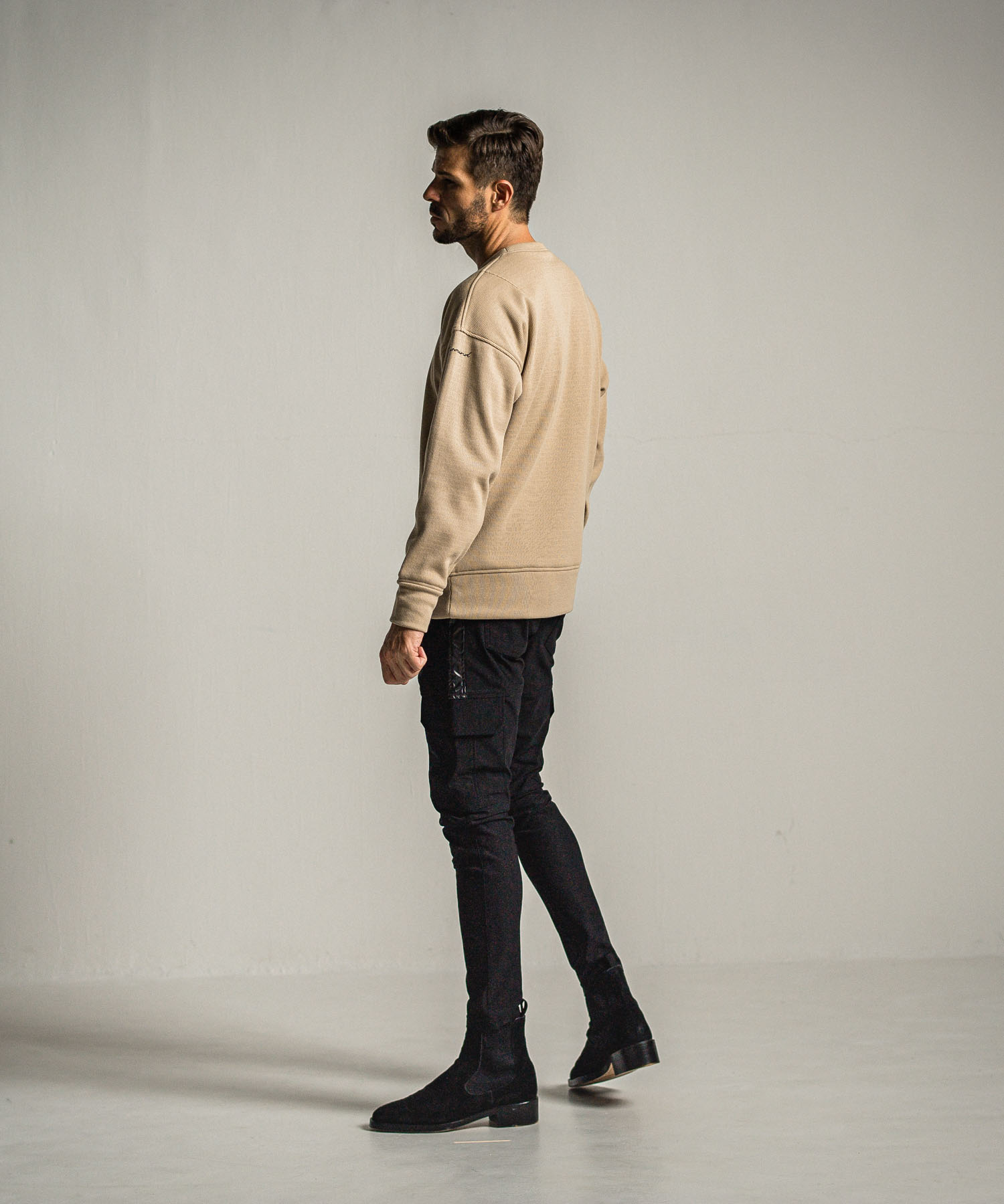 velours fleece thermal loose trainer